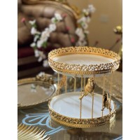 Frame Gold Basket two floors